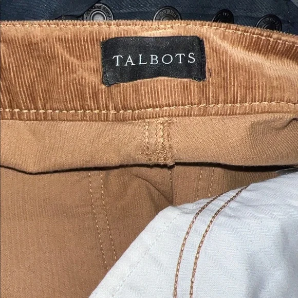 Talbots Corduroy Straight Leg Pant - Picture 11 of 14